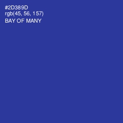 #2D389D - Bay of Many Color Image